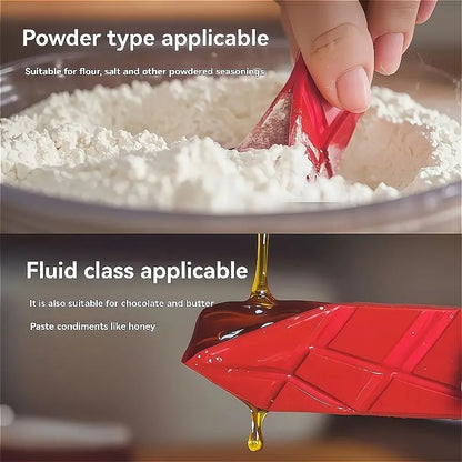 🍳 3-in-1 Kitchen Measuring Spoons – Foldable, Space-Saving & Easy to Clean