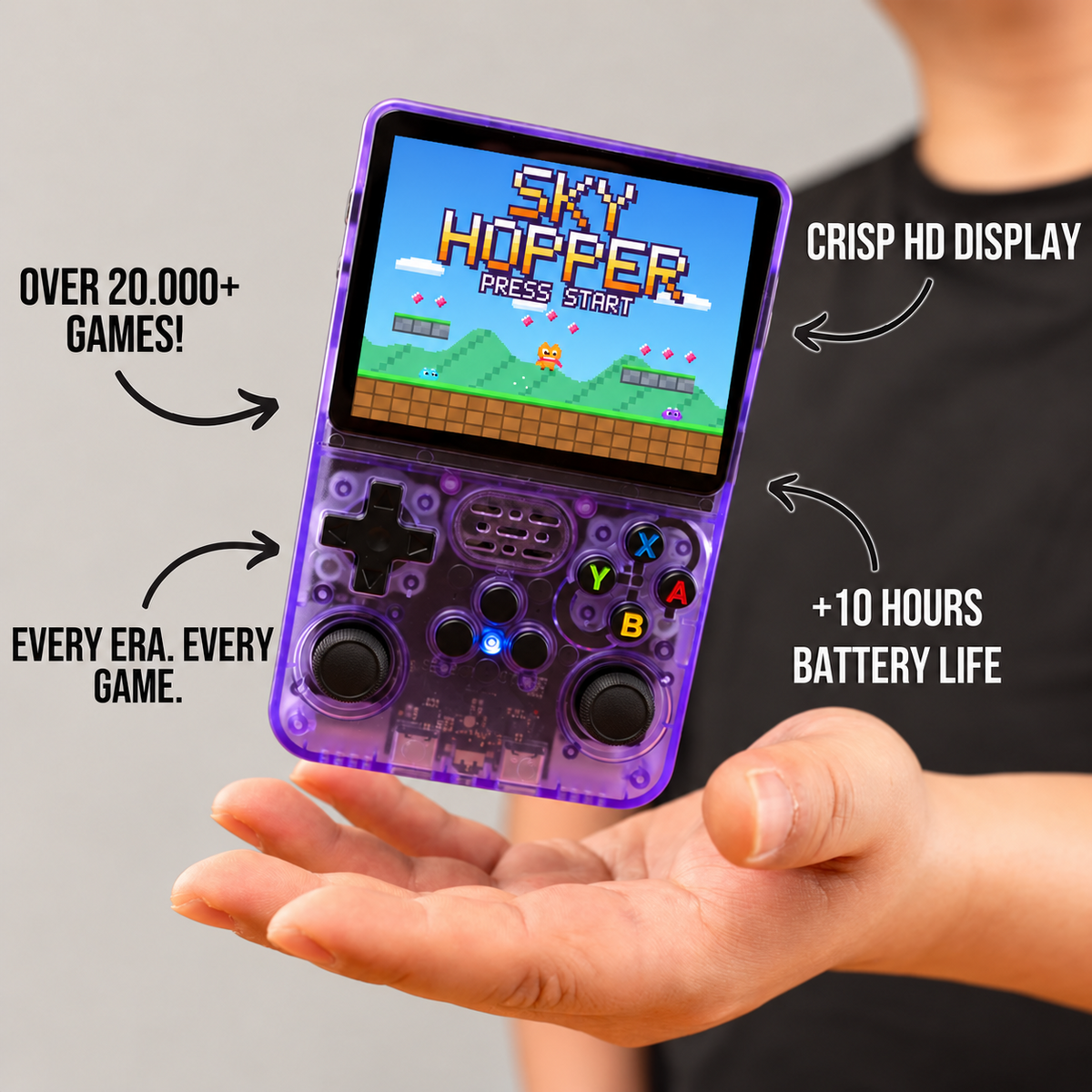 NEW UPGRADED - 30% OFF 🎮 R36S Retro Game Handheld Console