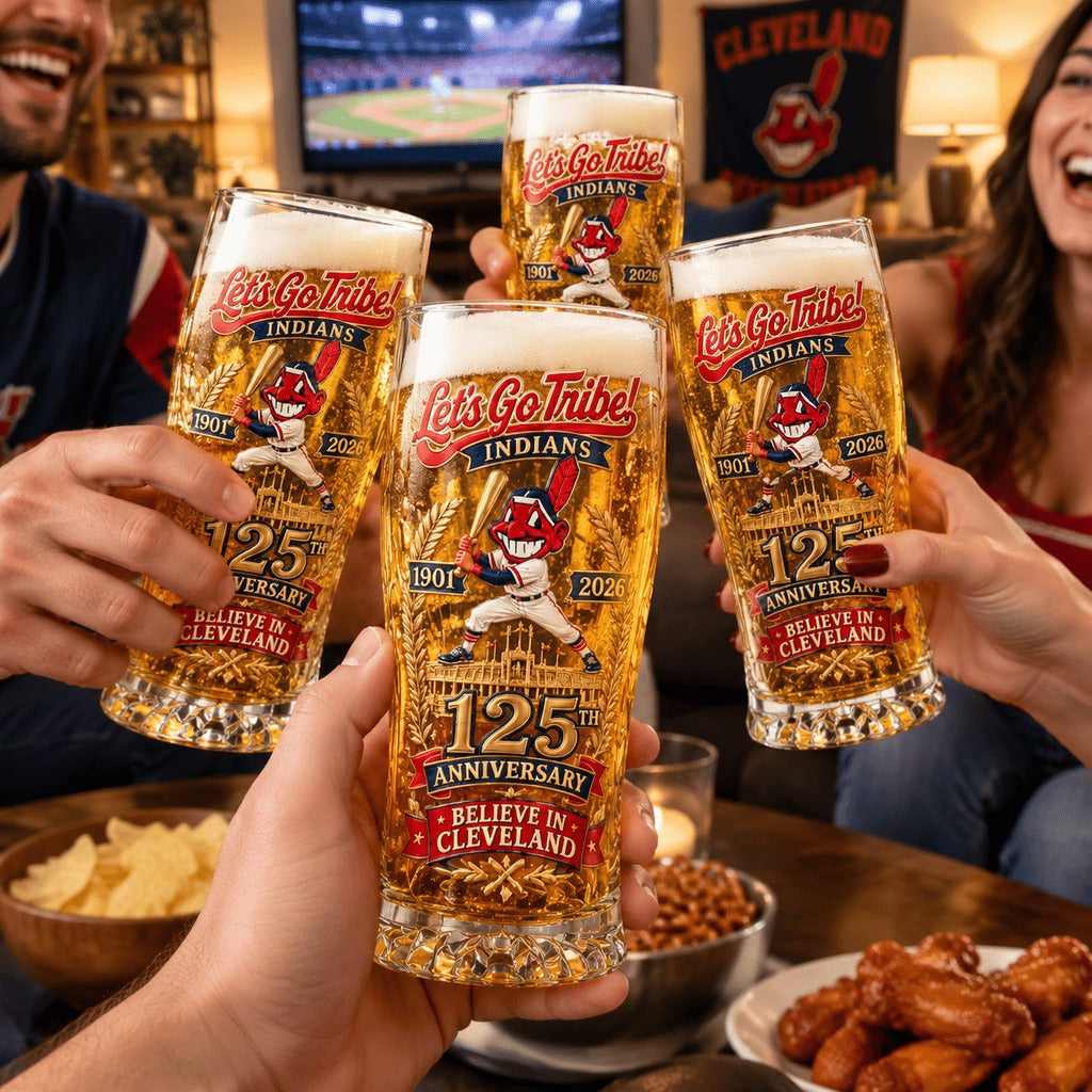 🏆 Let’s Go Tribe! 125th Anniversary Commemorative Pint Glass
