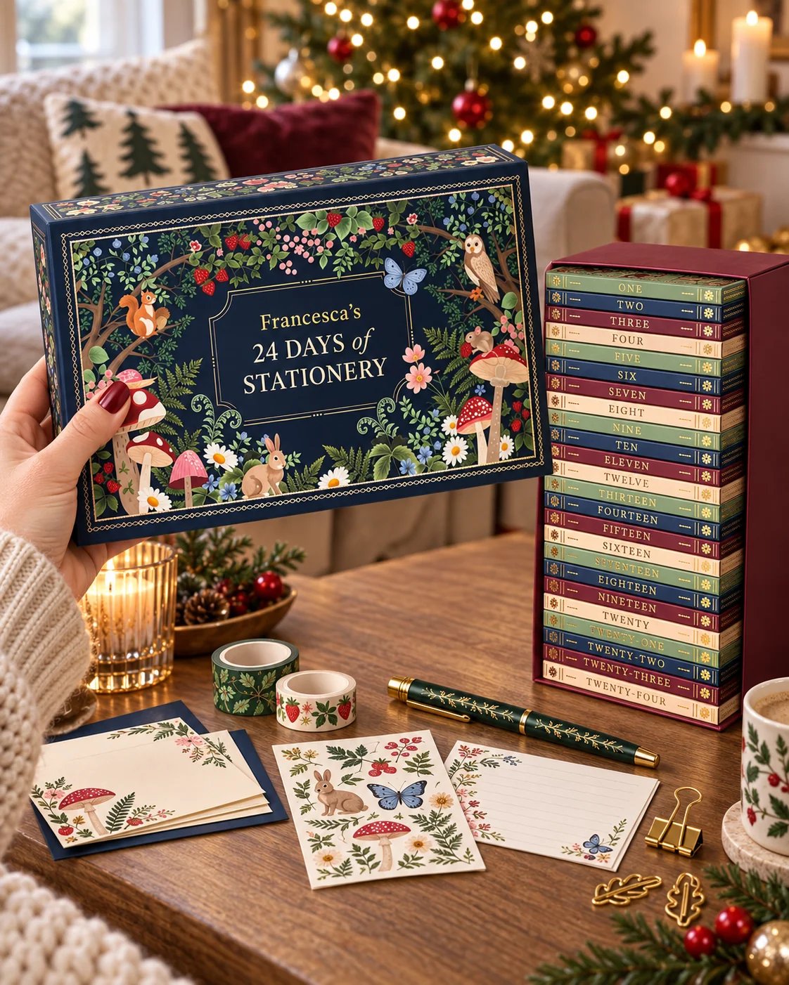 Adventskalender 2026 – Weihnachtsgeschenkset mit Schreibwaren