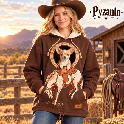 ✨50% OFF TODAY🤠 Western Cowboy Pet Carrier Jumpsuit – Keep Your Pet Close & Cozy