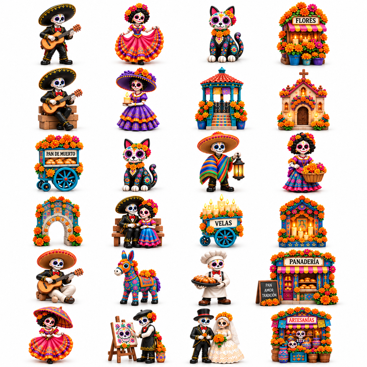 💀 Día de Muertos 2026 – 24-Day Collectible Calendar