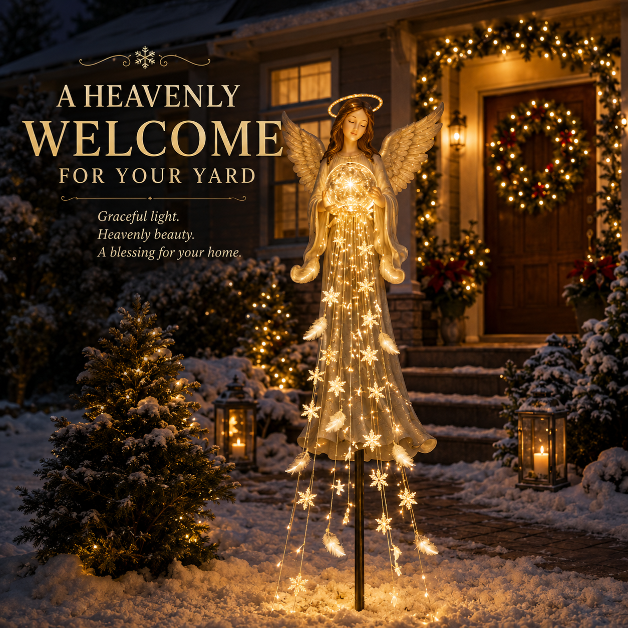 ✨ Solar Angel Remembrance Garden Light👼