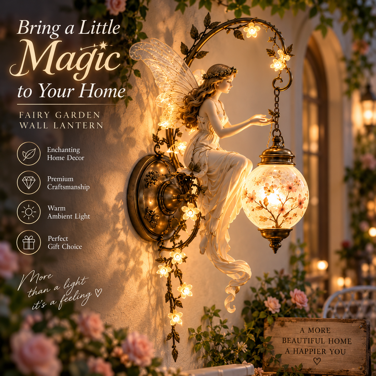 Fairy wall light
