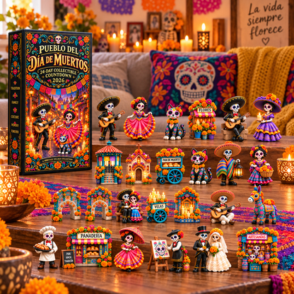 💀 Día de Muertos 2026 – 24-Day Collectible Calendar