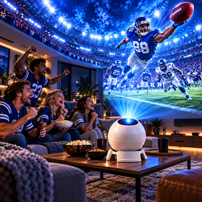 ✨🏈Football Game Day Projector for an Immersive Stadium Experience