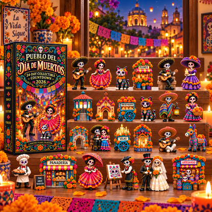 💀 Día de Muertos 2026 – 24-Day Collectible Calendar