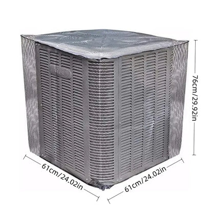 ⏳ Last day to save 49%-❄️-Heavy-Duty Mesh AC Cover – All-Season Outdoor Protection