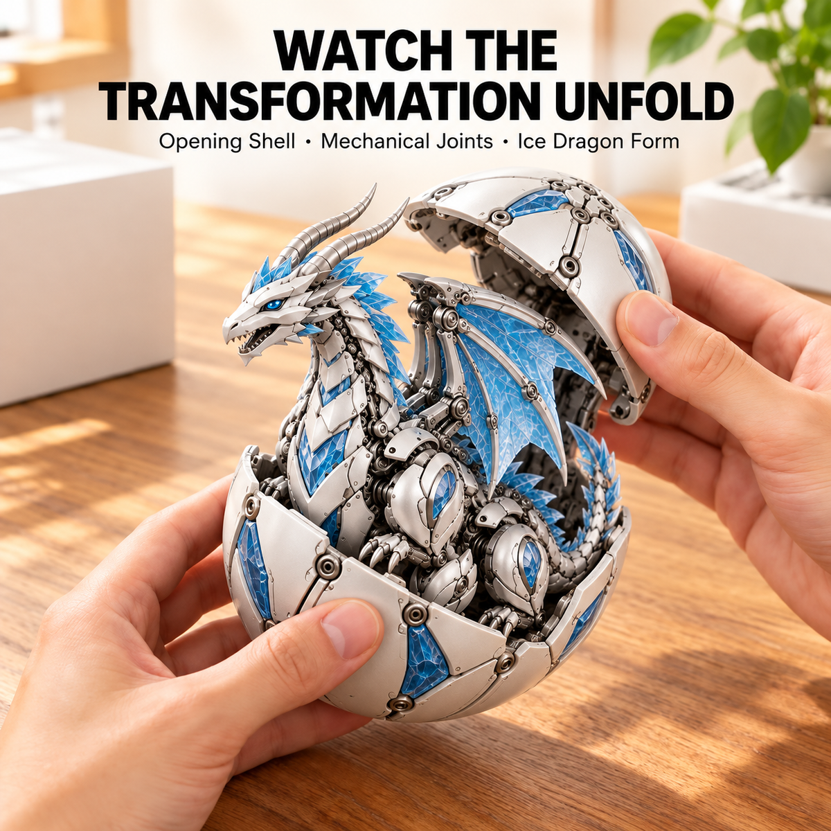 🥚🐉Mythic Beasts – 2-in-1 Transforming Egg Fantasy Figures✨