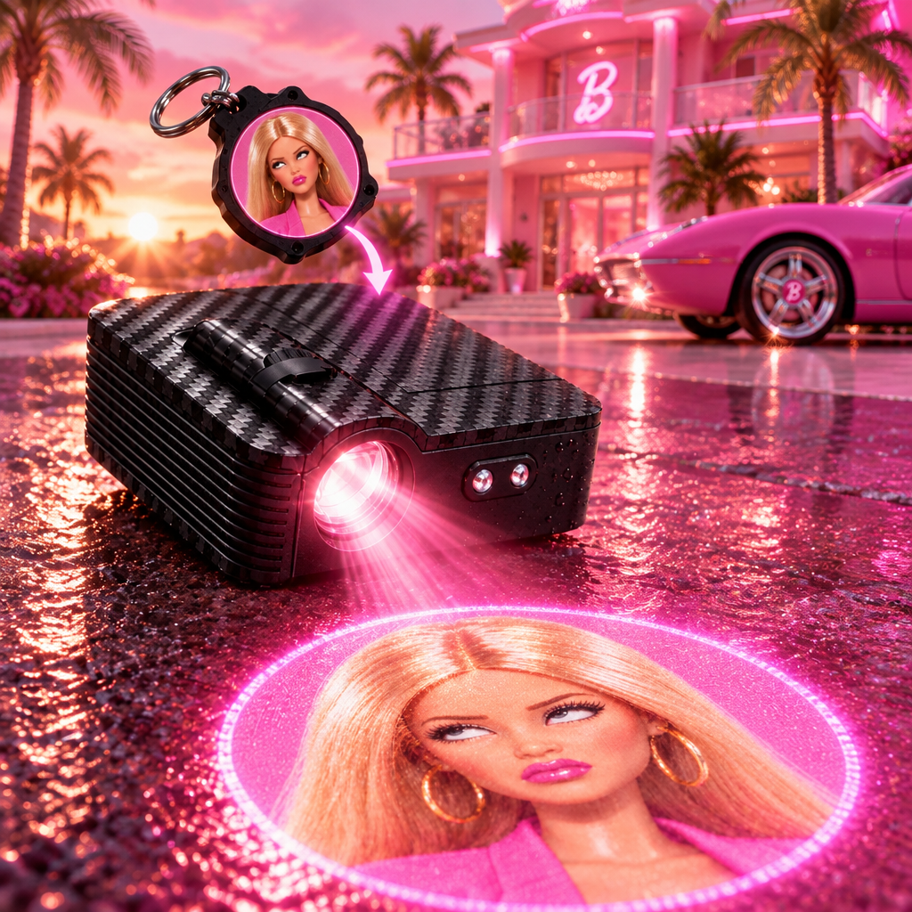 🚗💖 KittyBeam™ Car Door Projector – Cute LED Welcome Lights with Fun Projection Designs