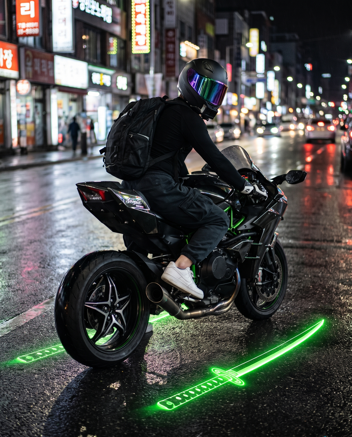 🔥Last Day 50% OFF🎁🔥 Motorcycle Flame Ground Projector Kit – Dual 12V Adjustable Underbody Lights