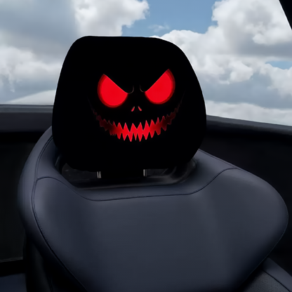 🔥Last Day Promotion😆Fear & Funny Car Headrest Covers – Universal Fit 2PCS🚗