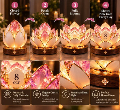 ⭐50% OFF -🌸Automatic Blooming Perpetual Calendar