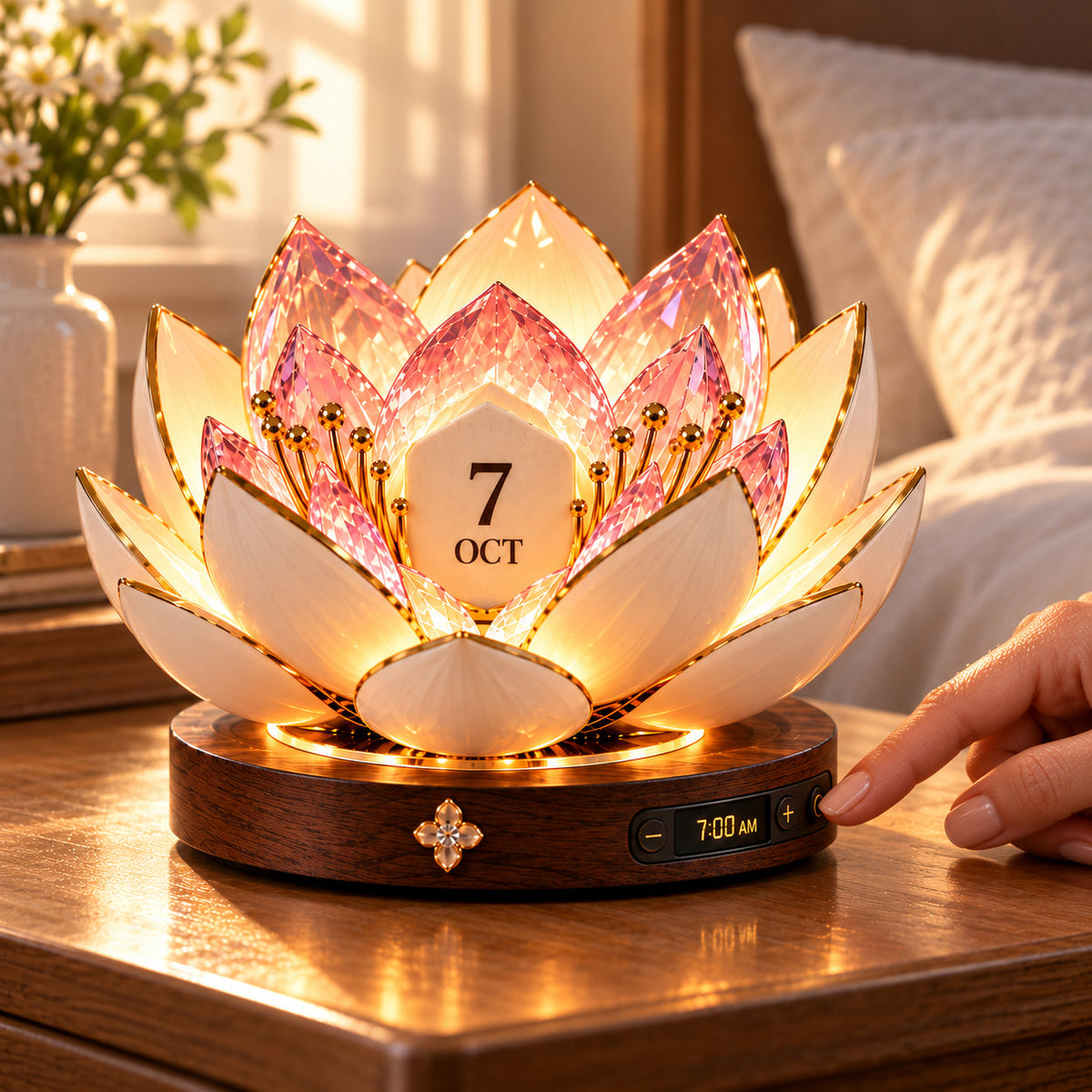 ⭐50% OFF -🌸Automatic Blooming Perpetual Calendar