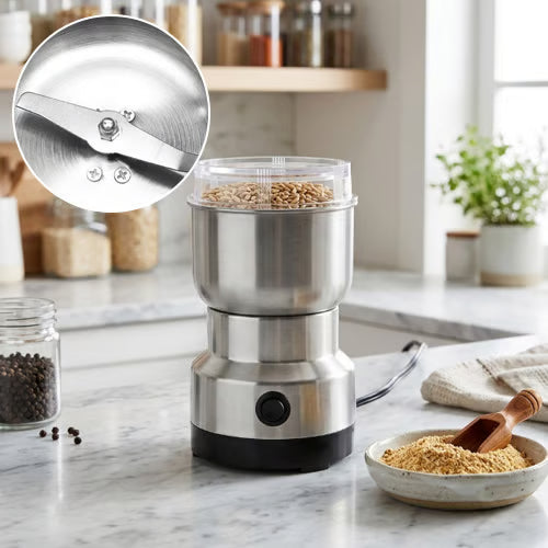 ⚡ High-Speed Electric Grain Grinder ✨ Grind Fresh, Fast & Easy!