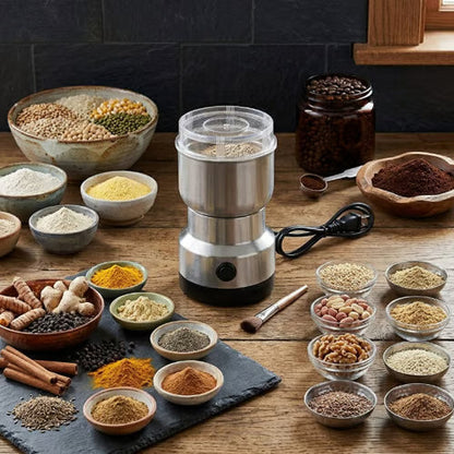 ⚡ High-Speed Electric Grain Grinder ✨ Grind Fresh, Fast & Easy!